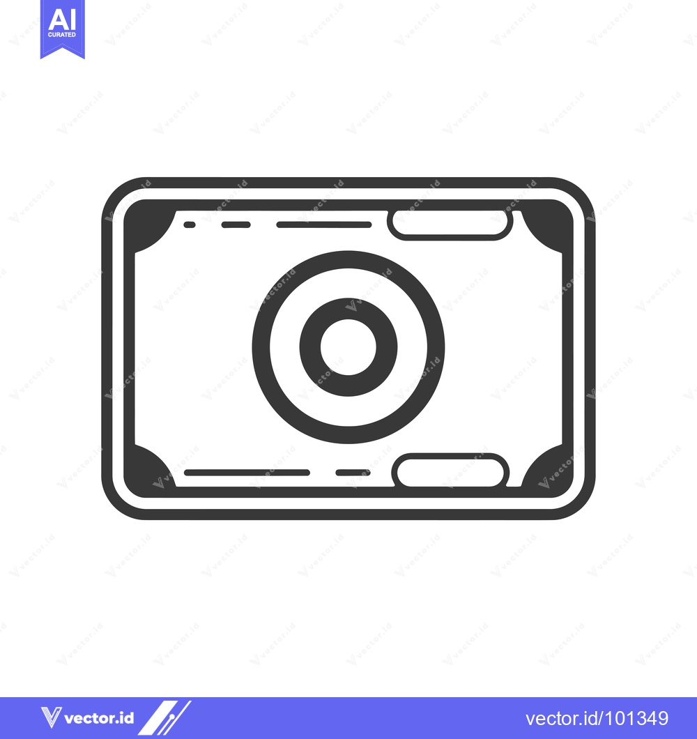 Premium Vector dari Simple Outline of a Banknote