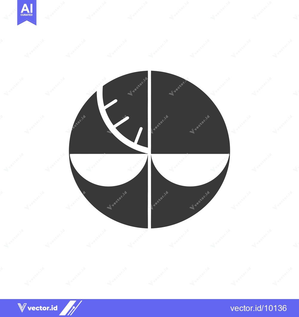 Premium Vector dari A Black and White Abstract Circular Design with Geometric Shapes