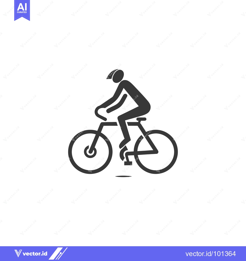 Premium Vector dari Simple Stick Figure Illustration of a Person Riding a Bicycle