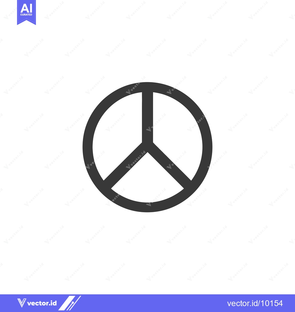 Premium Vector dari A black and white circle with three spokes extending from the center