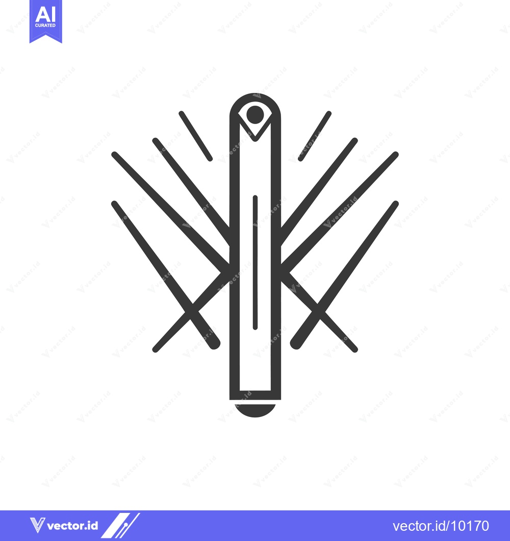 Premium Vector dari A Black And White Drawing Of A Multi-Tool With A Circular Hole