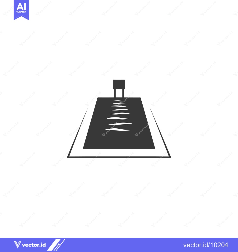 Premium Vector dari A black and white icon depicting a swimming pool with a diving board