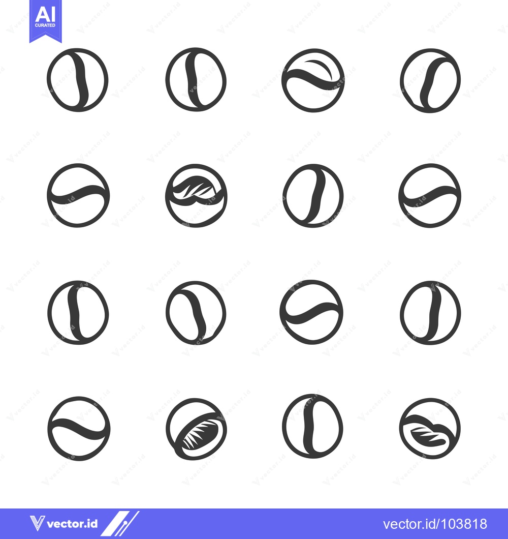 Premium Vector of Sixteen Black and White Marbles in a Grid Pattern