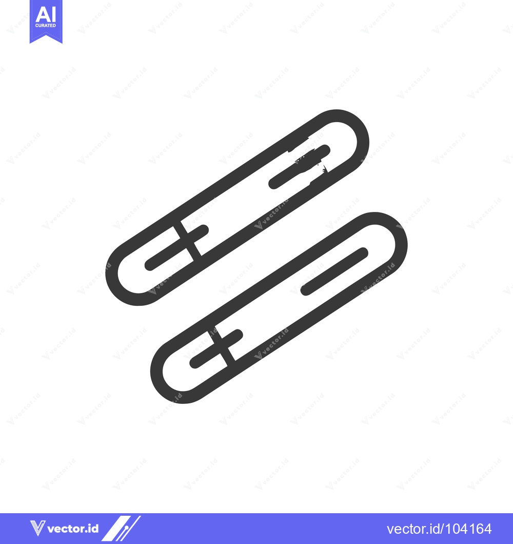Premium Vector dari Minimalist Icon of Two Capsules, Pharmaceutical Concept, Black Outline