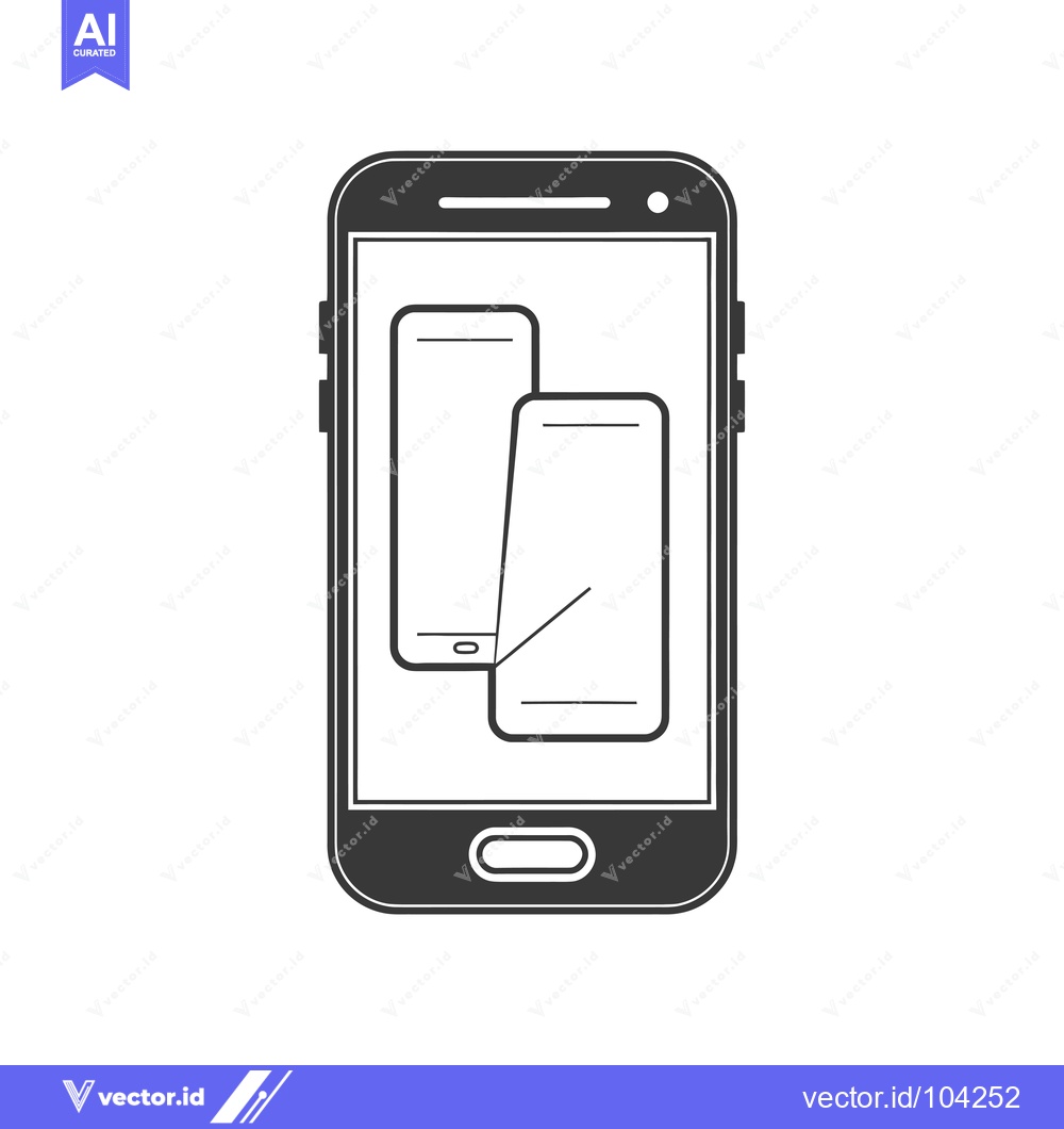 Premium Vector dari Smartphone with Two Smaller Screens Inside