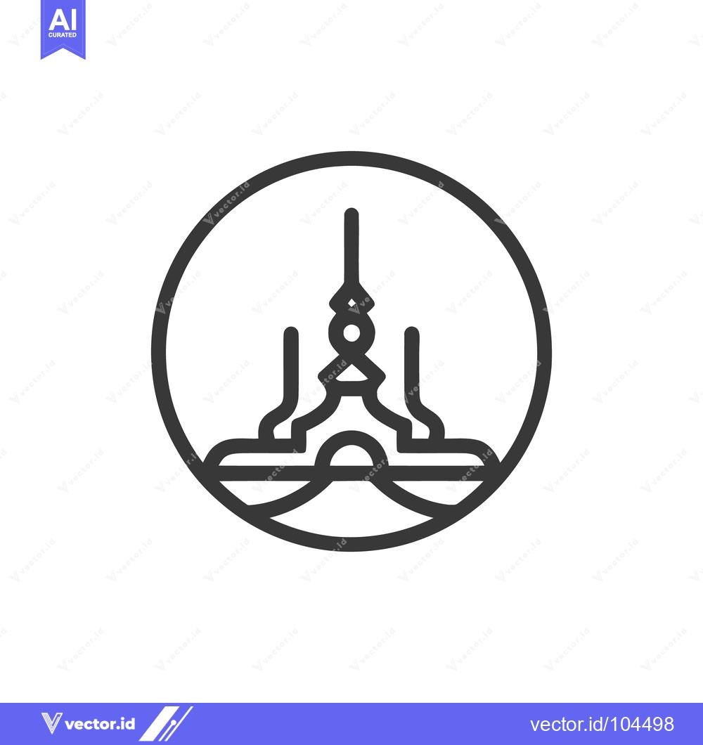 Premium Vector dari Abstract Balance Scale Icon in Circle, Minimalist Design, Justice Symb