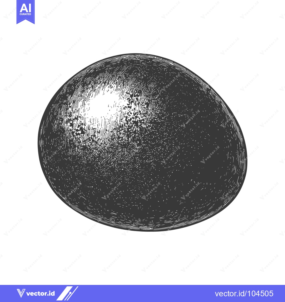 Premium Vector dari A single detailed illustration of an oval shaped object