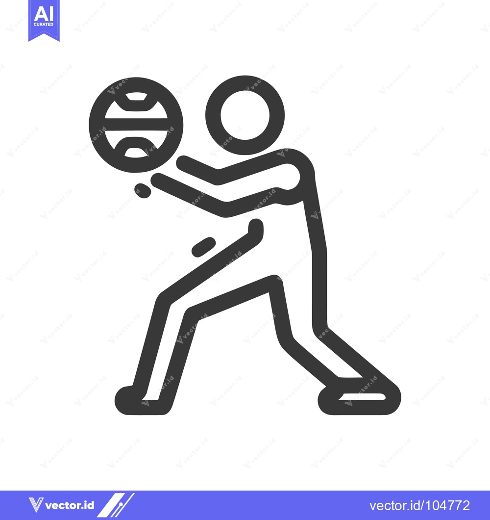 Premium Vector dari Minimalist Basketball Player Icon: Dribbling, Sport, Vector Illustrati