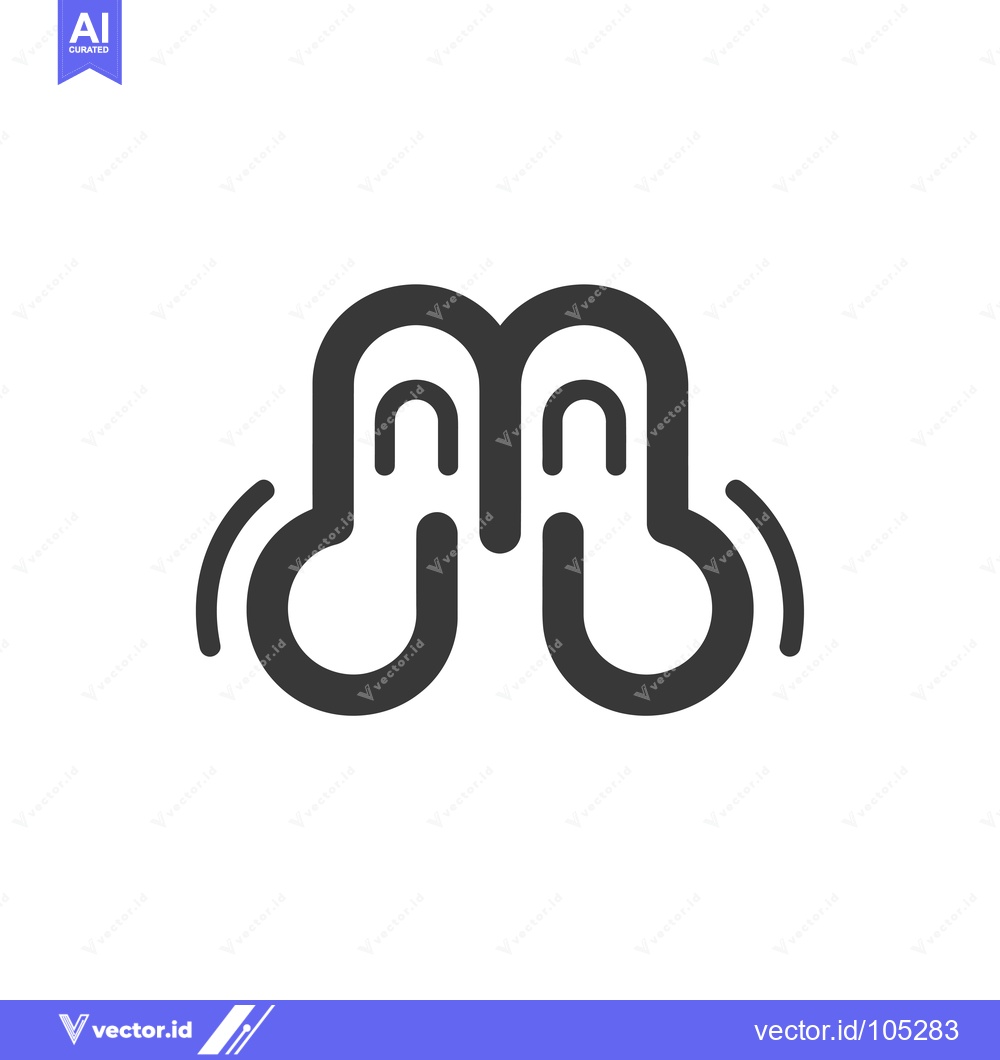 Premium Vector dari Stylized black and white illustration of two overlapping circles with