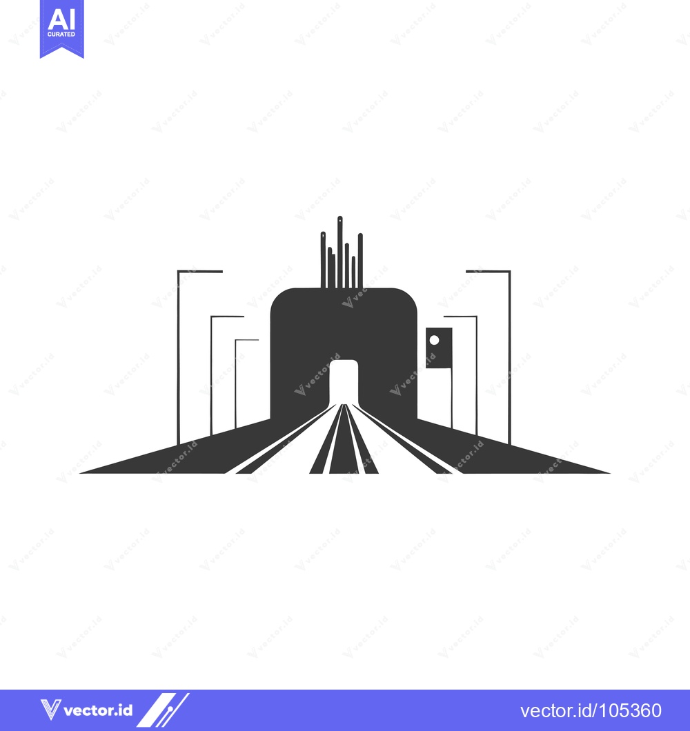 Premium Vector of Stylized Cityscape with Tall Buildings and a Roadway