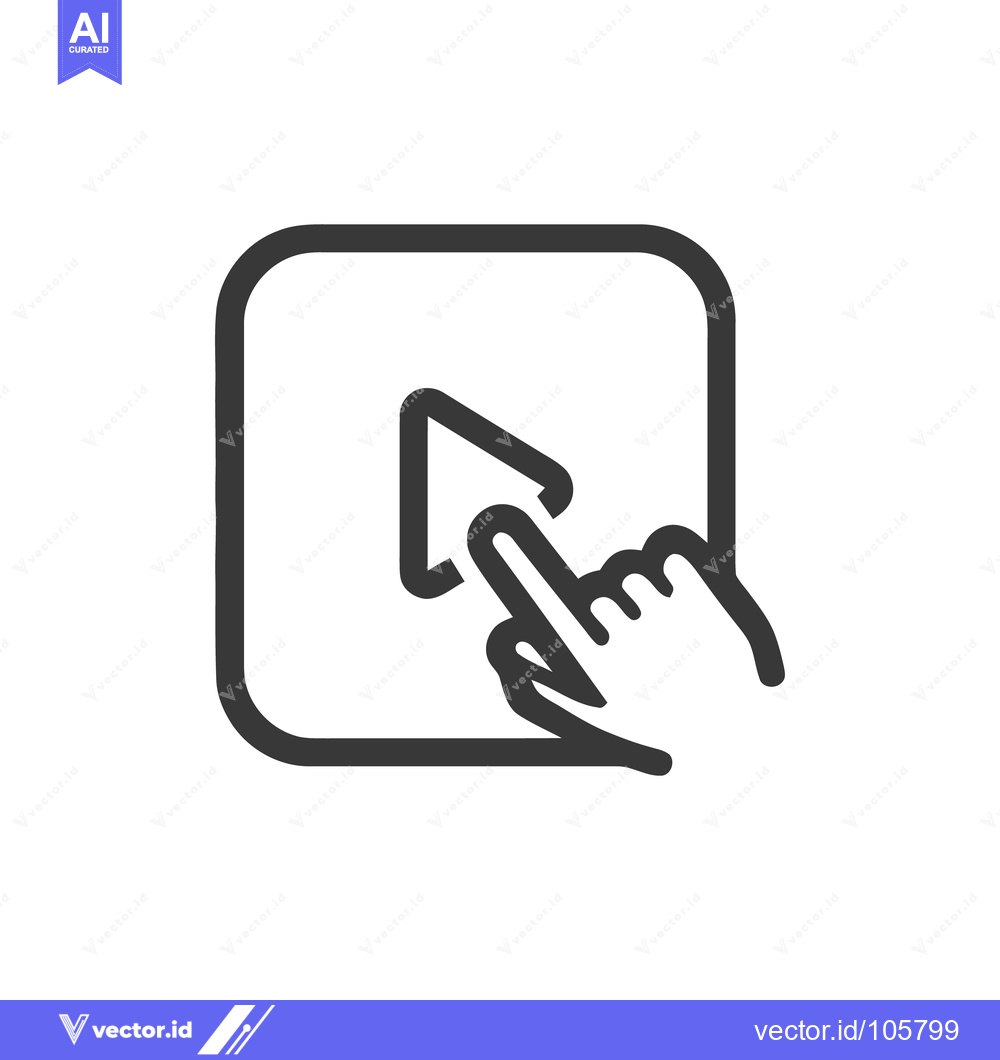 Premium Vector of Tap to Upload: Finger Interacting with Upload Icon in Square Frame