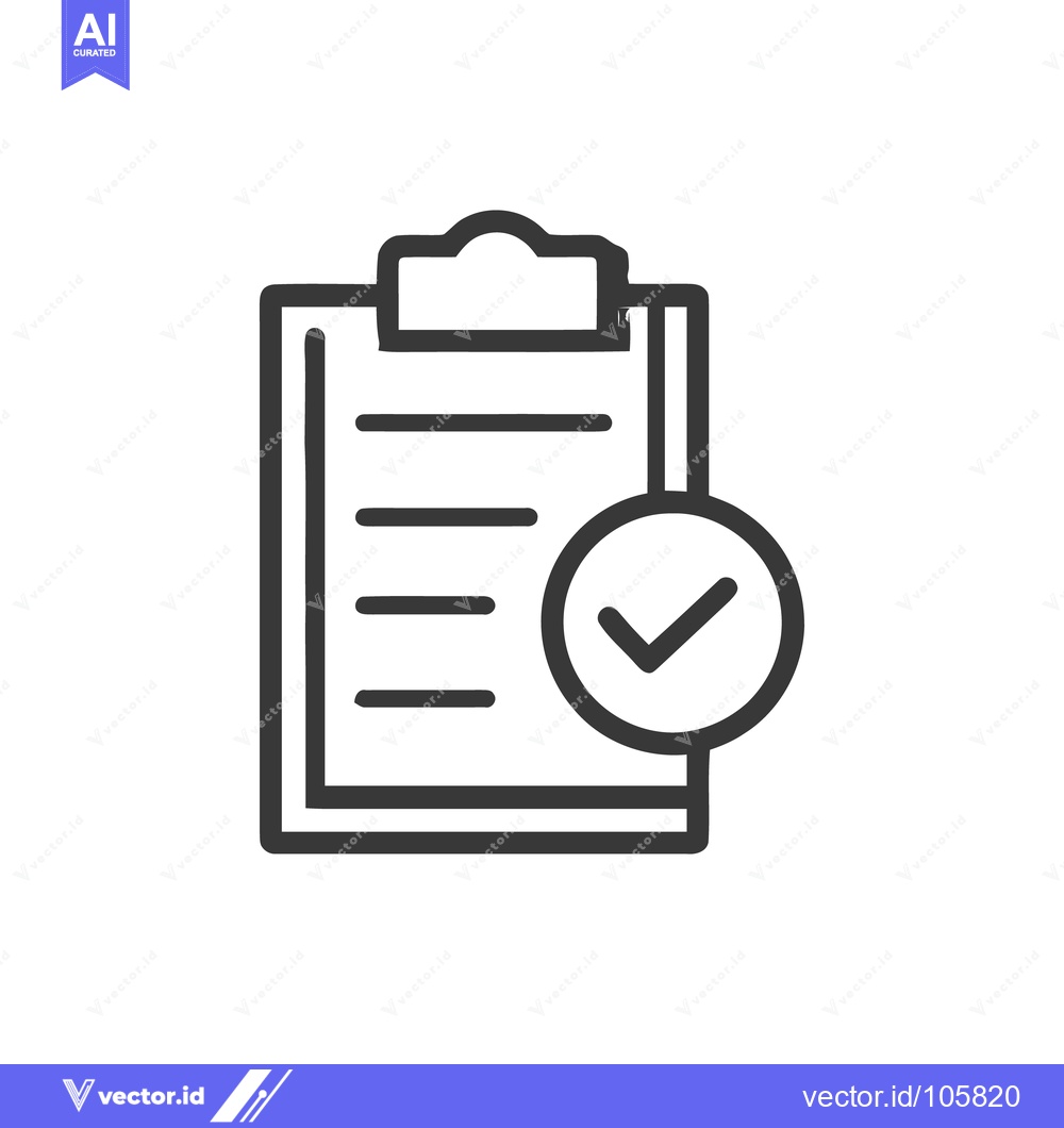 Premium Vector dari Task Alt Icon Line Art Icon 11693