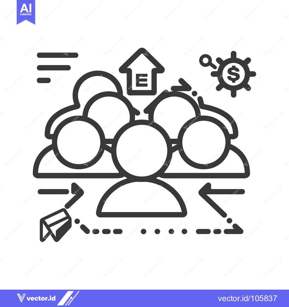 Premium Vector of Team Collaboration for Business Growth and Revenue