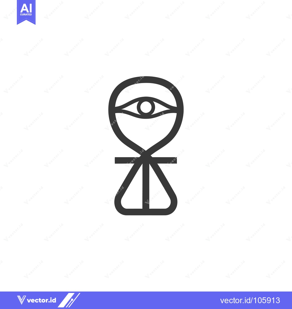 Premium Vector dari The Eye of Horus, an Ancient Egyptian Symbol