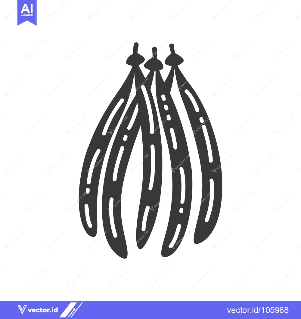 Premium Vector dari Three Black and White Beans with White Spots