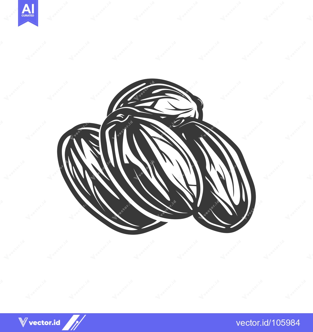Premium Vector dari Three Black and White Detailed Drawings of Dates