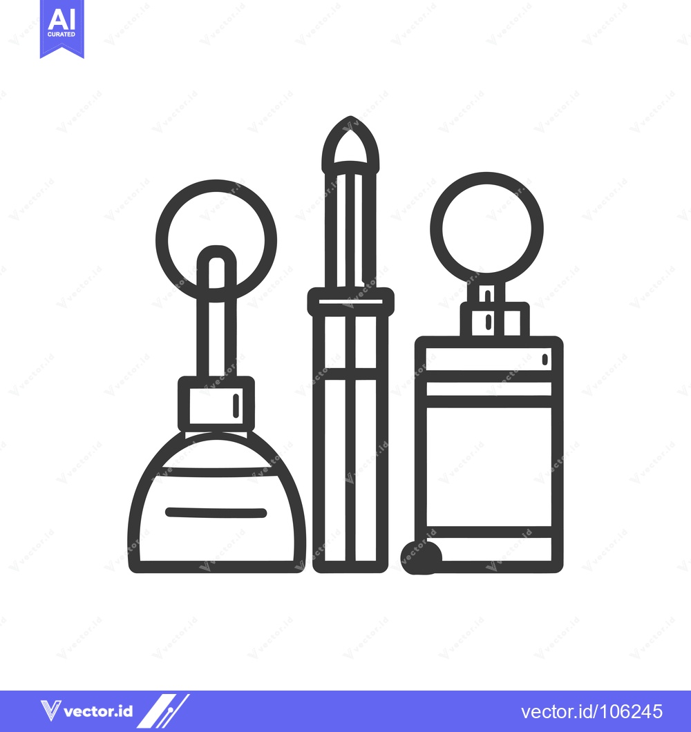 Premium Vector of Three Outline Illustrations of Lighters
