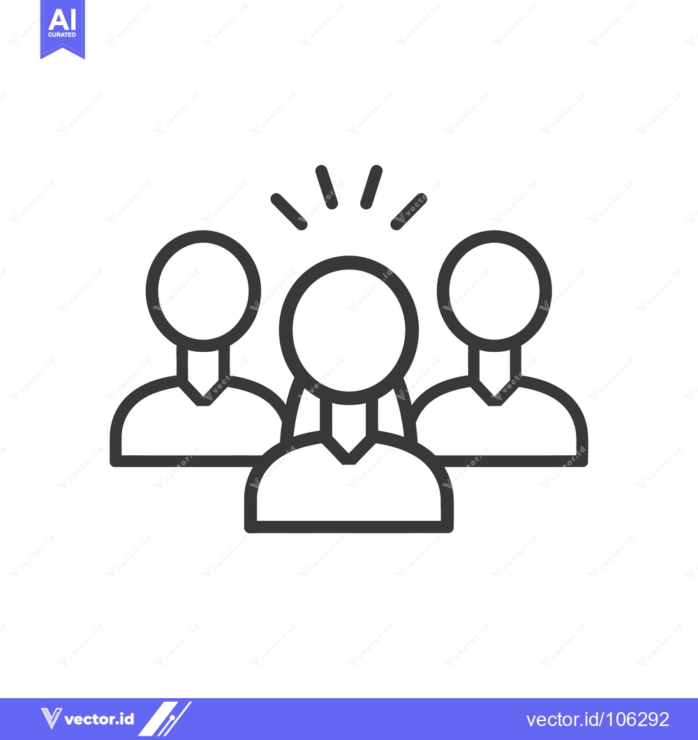 Premium Vector of Three People with One Person Having a Lightbulb Above Their Head