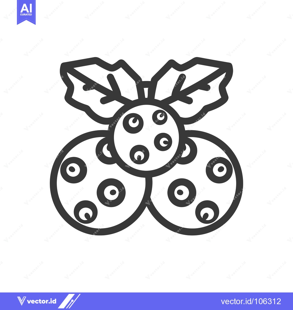 Premium Vector dari Three Round Cookies with Leaf Decorations