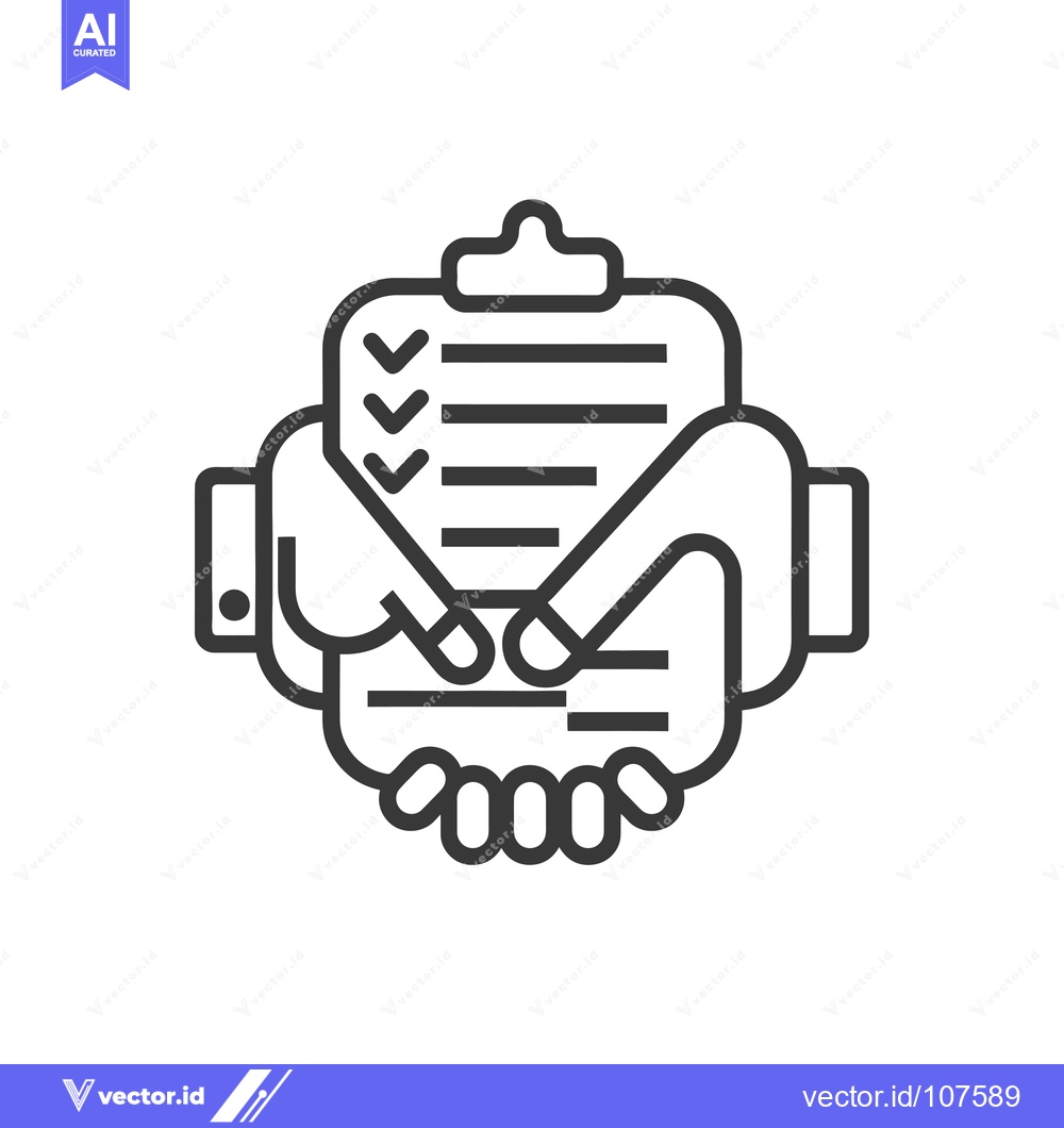 Premium Vector dari Two Hands Holding Clipboard with Checklist
