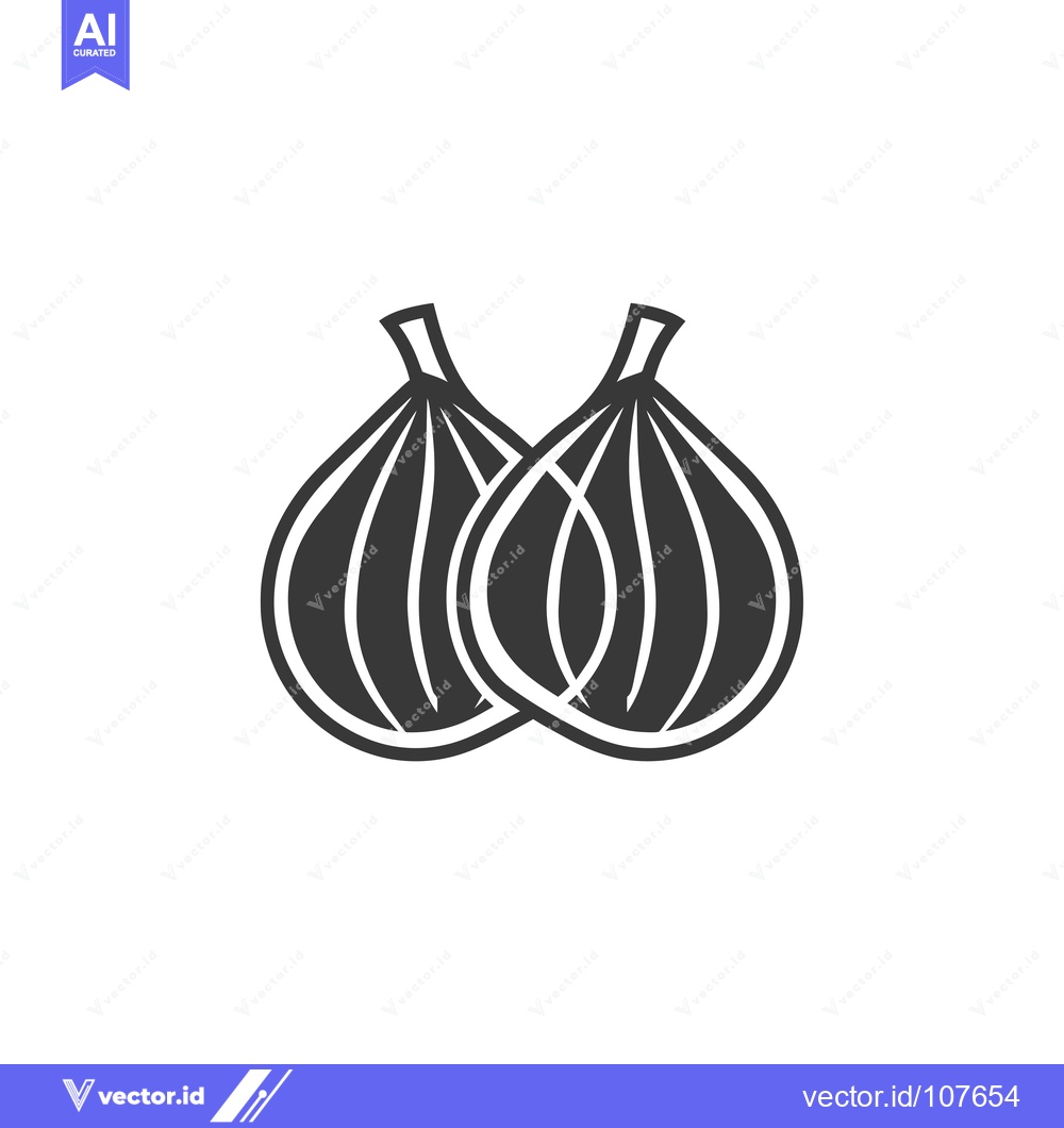 Premium Vector dari Two Intertwined Black and White Fig Illustrations