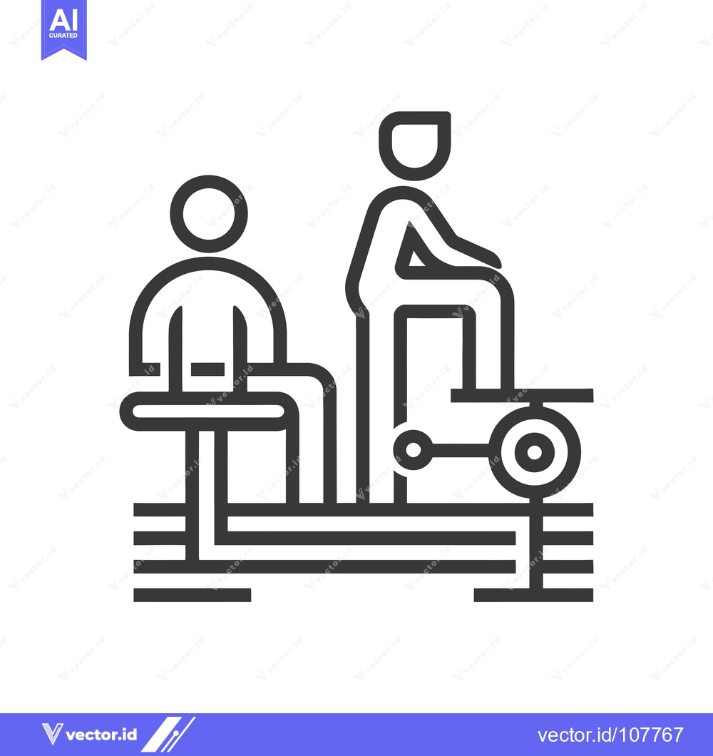 Premium Vector of Two People, One Sitting, One Riding a Unicycle
