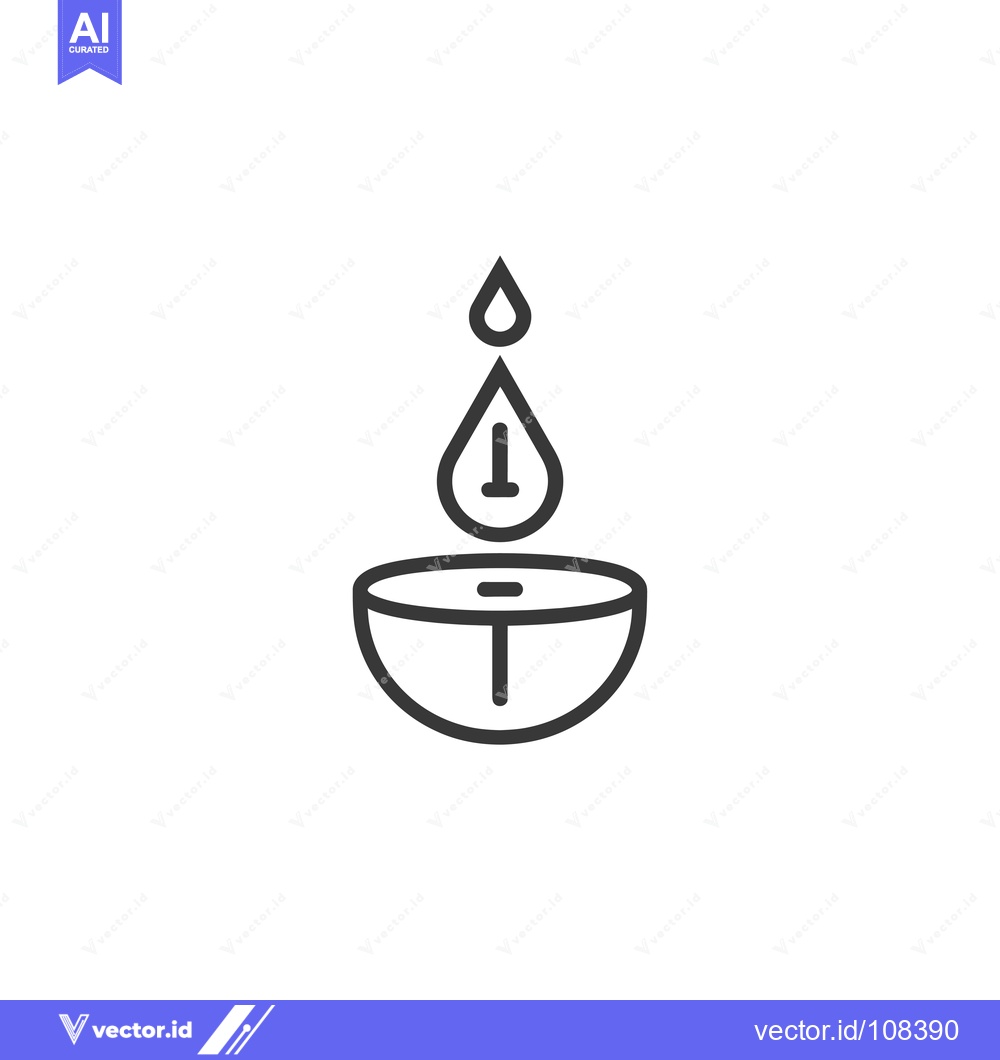 Premium Vector dari Water Droplet Falling into a Bowl