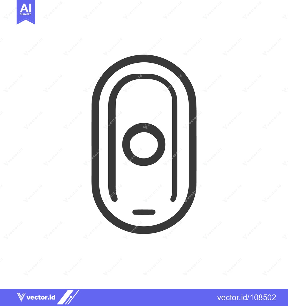 Premium Vector dari Minimalist Black and White Icon of a Vintage Radio