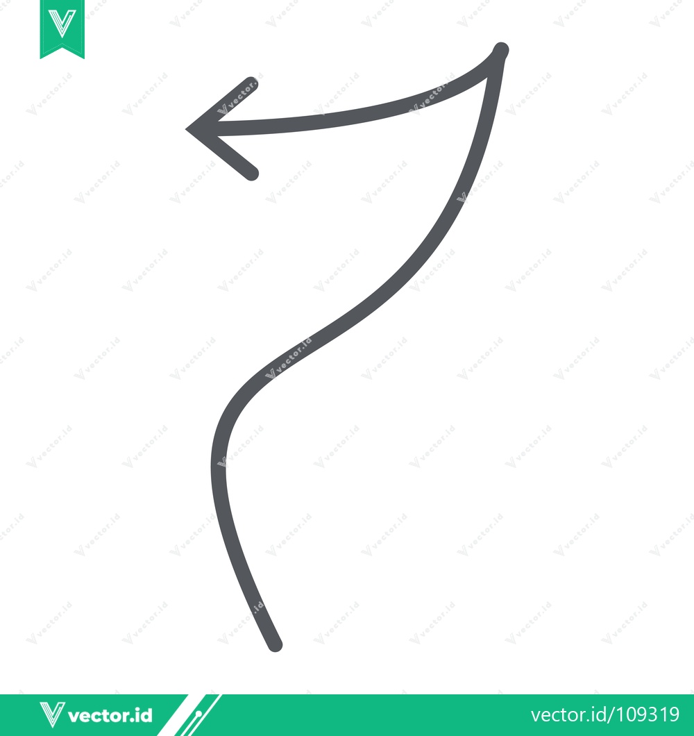 Premium Vector dari Simple Hand Drawn Arrow Pointing Left