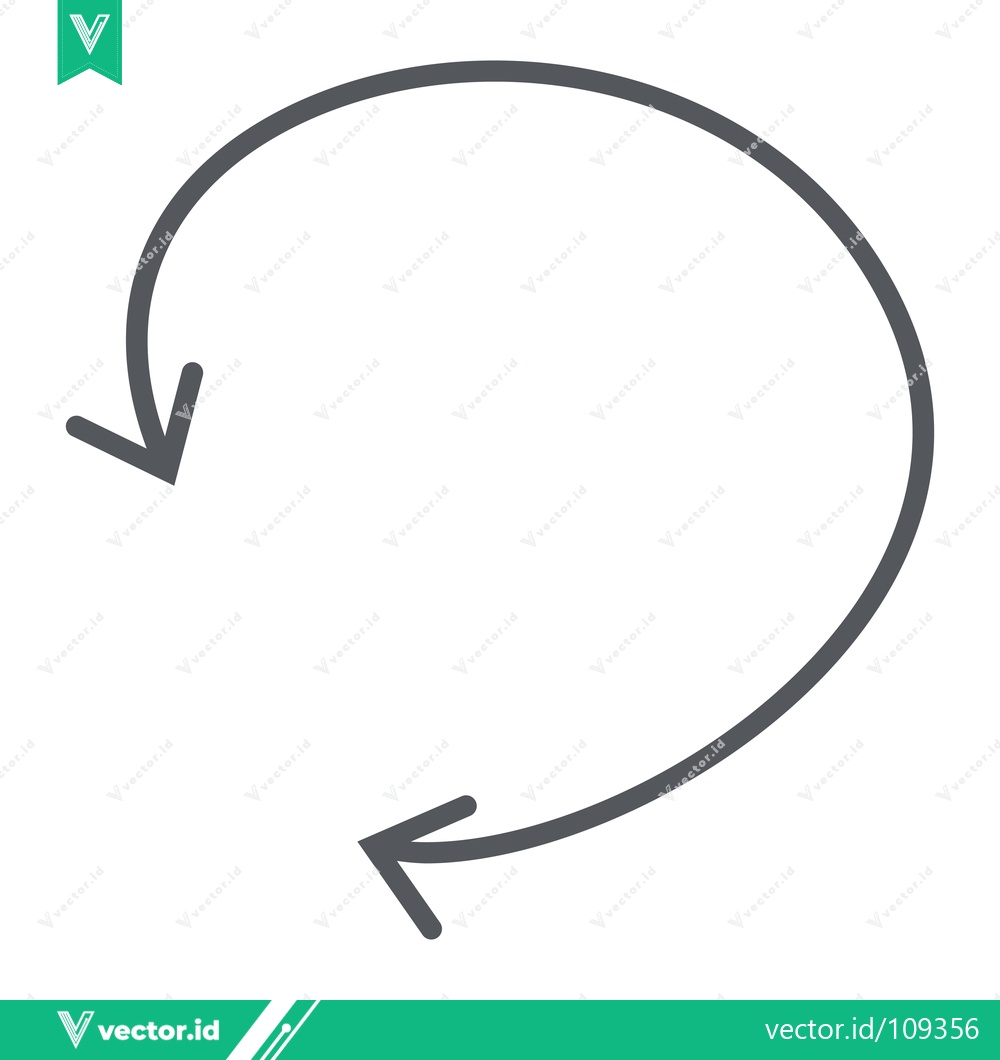 Premium Vector dari Circular Arrow Symbol Indicating Process or Cycle