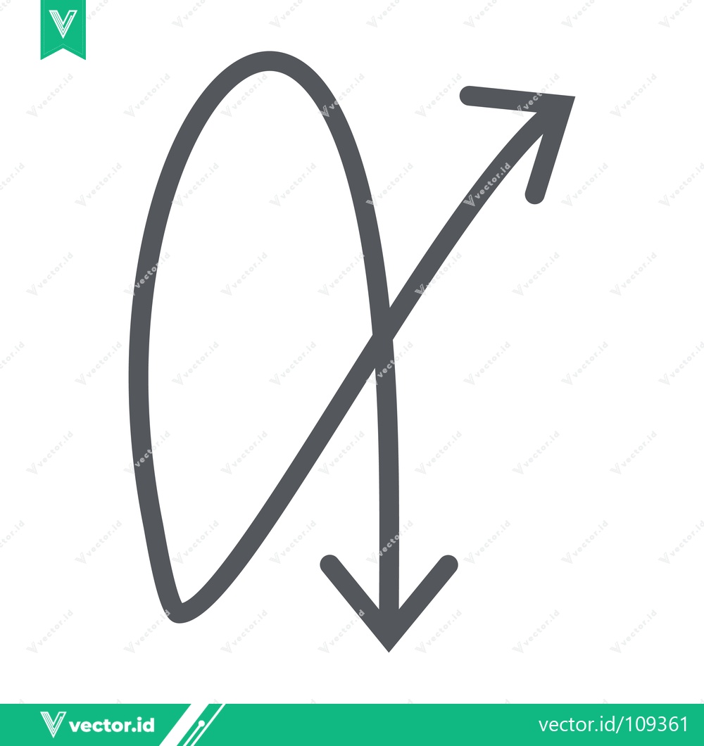 Premium Vector dari Abstract Arrow Loop Motion Graphic Element