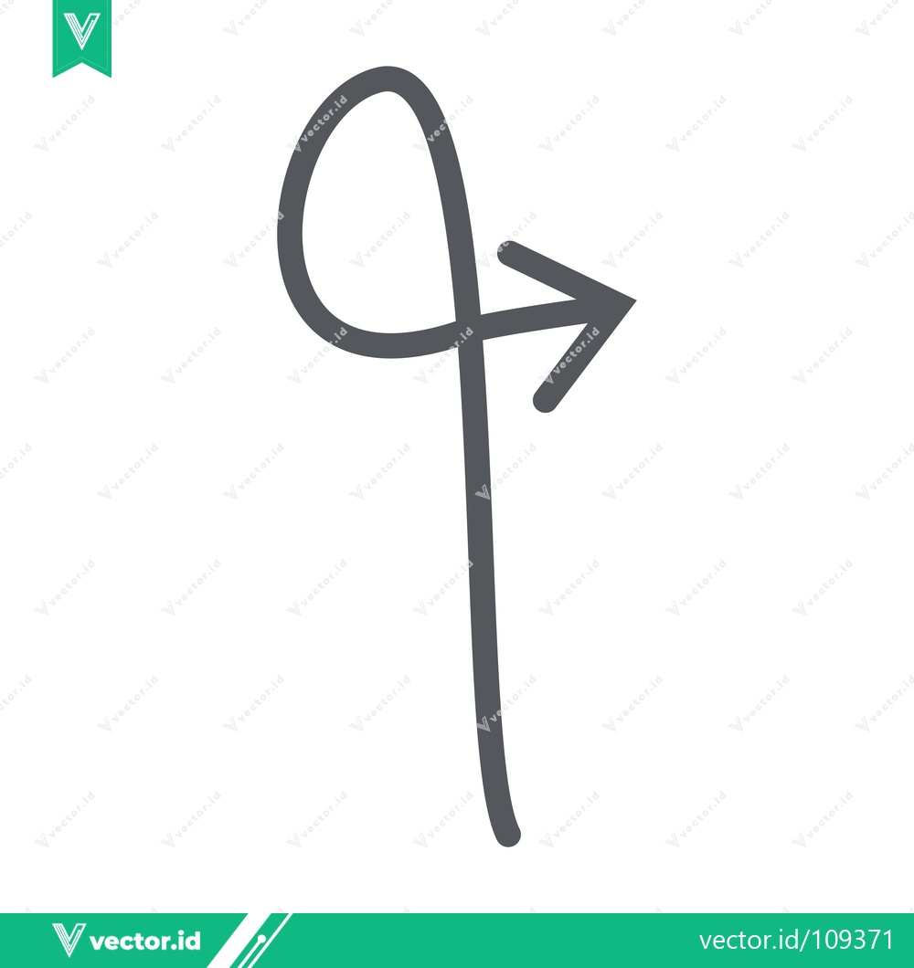 Premium Vector dari Simple Arrow Loop Graphic