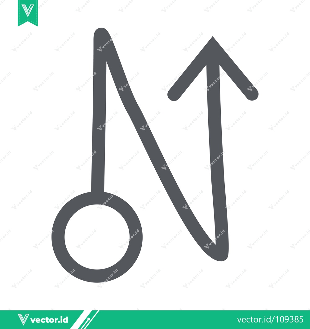 Premium Vector of Abstract Symbol Representing Change and Direction