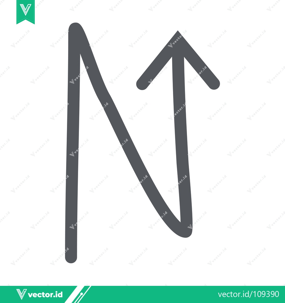 Premium Vector dari Simple Arrow Symbol Graphic Design