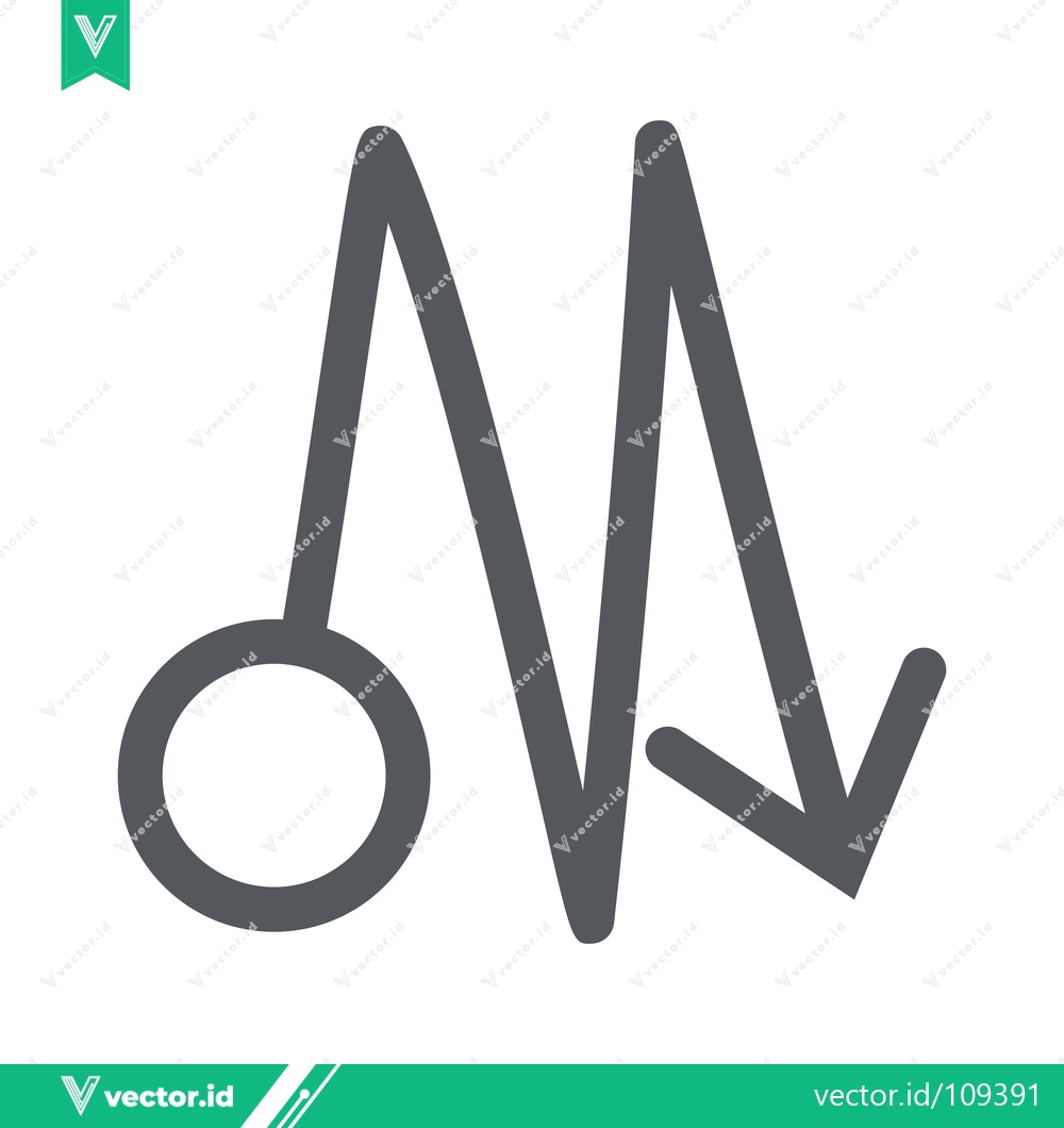 Premium Vector of Abstract Geometric Symbol Representing Movement and Change