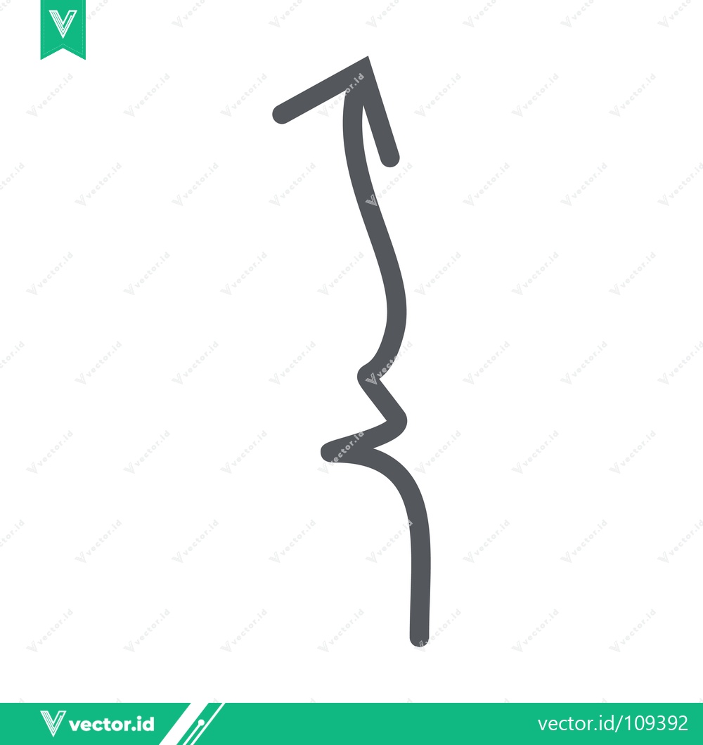 Premium Vector dari Abstract Arrow Symbol Representing Direction and Progress