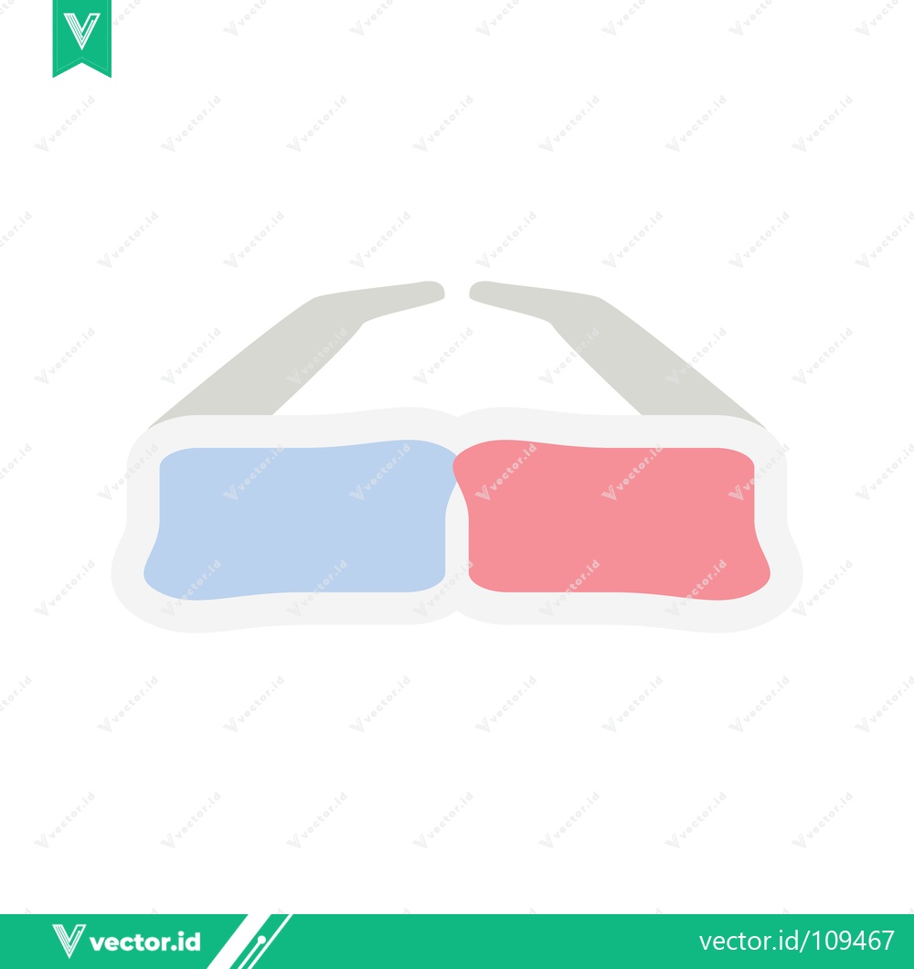 Premium Vector dari Anaglyph 3D Glasses for Immersive Viewing Experience
