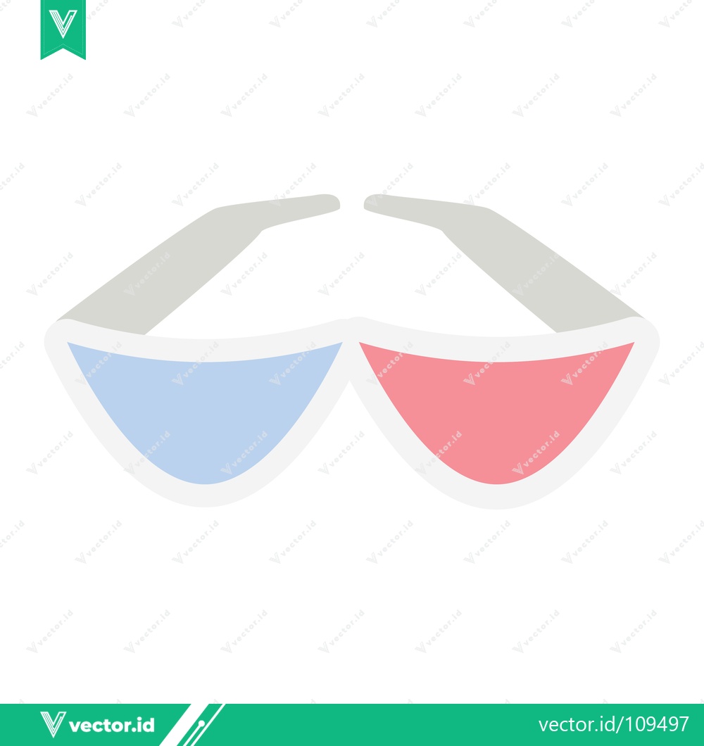 Premium Vector dari Anaglyph 3D Glasses for Immersive Viewing Experience