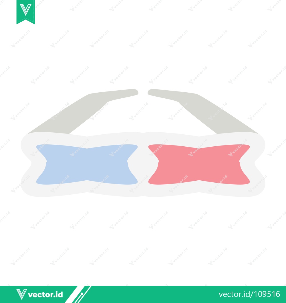 Premium Vector dari Anaglyph 3D Glasses for Immersive Viewing