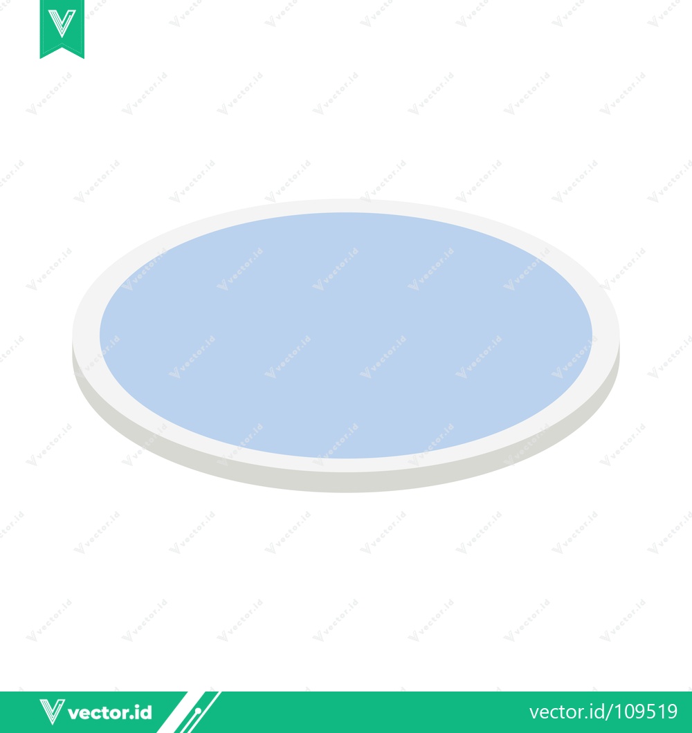 Premium Vector dari Minimalist Blue Circle with White Border