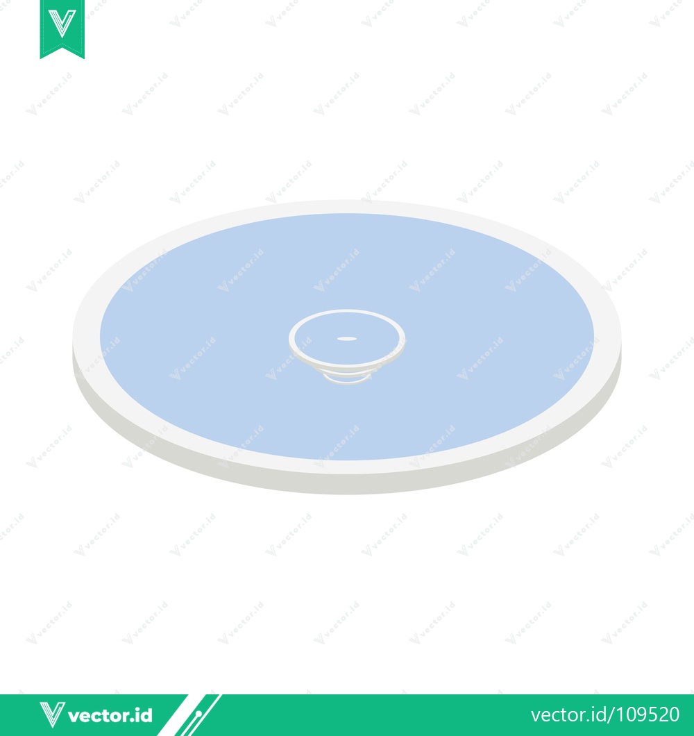 Premium Vector dari Minimalist Illustration of an Air Hockey Table Surface