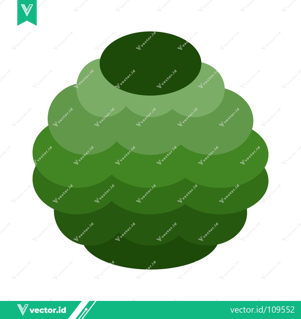 Premium Vector of Stylized Illustration of a Fresh Green Artichoke Vegetable