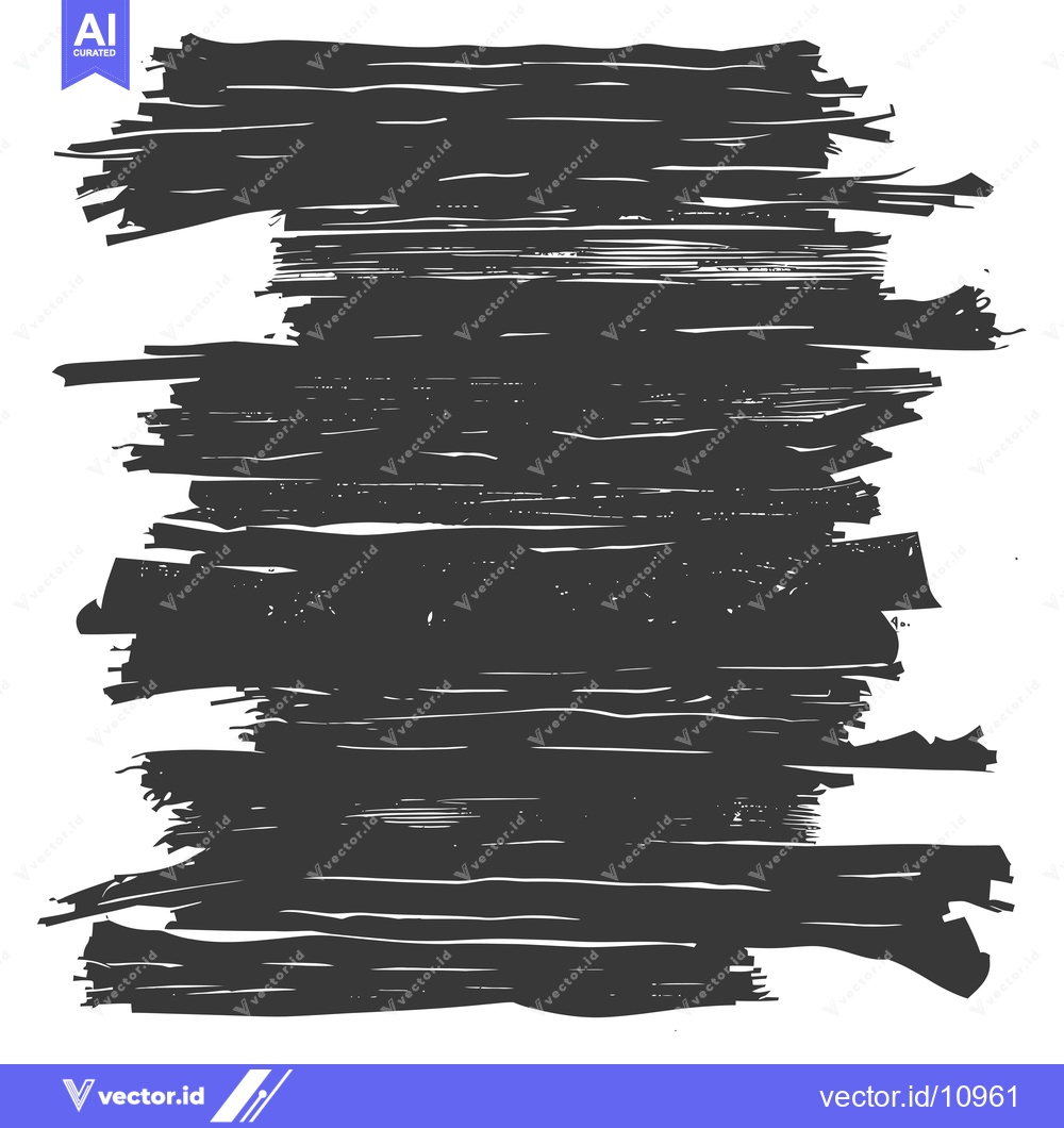 Premium Vector dari Abstract Black and White Brushstrokes with Rough Edges