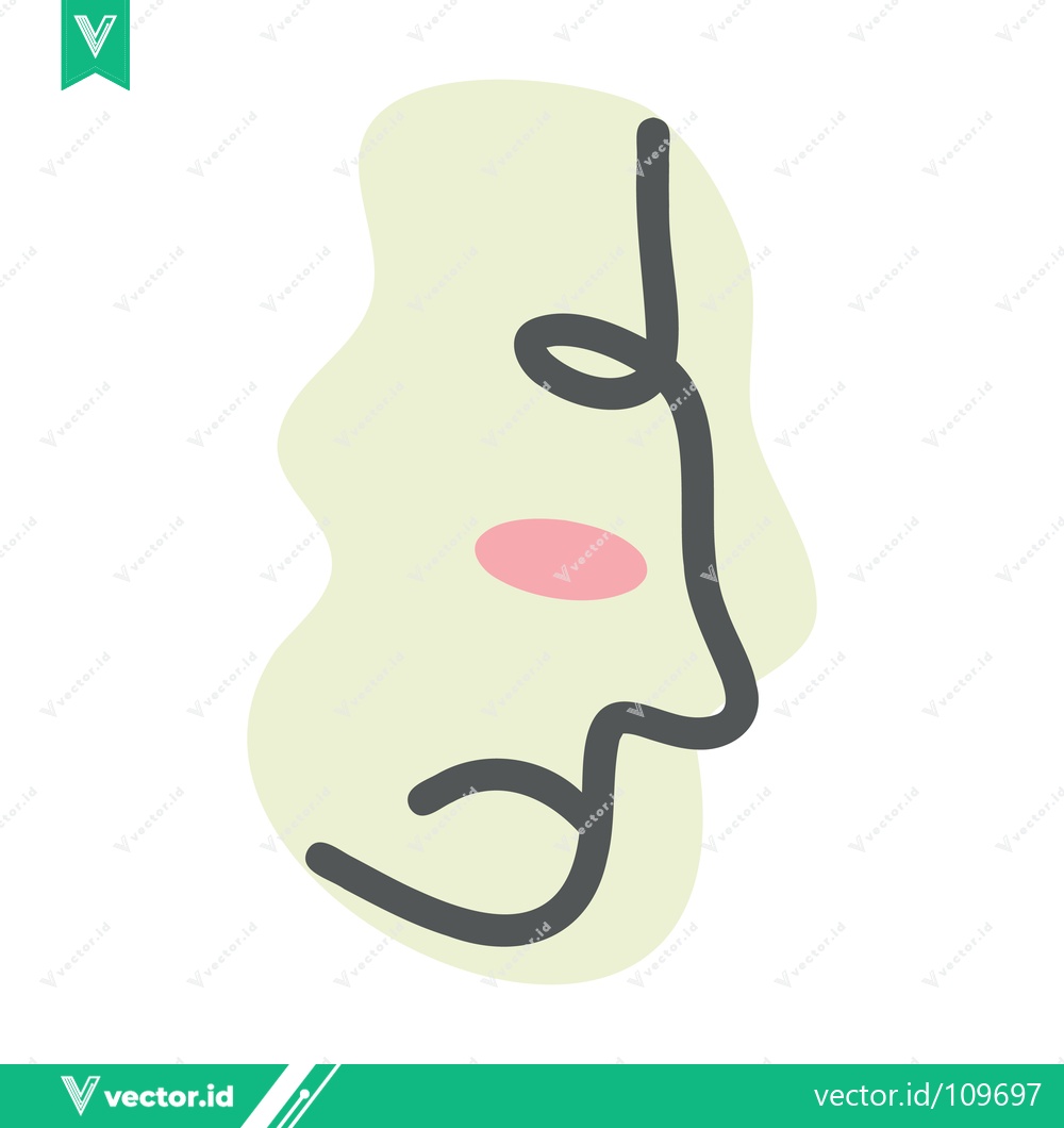 Premium Vector dari Minimalist Abstract Face Line Art Illustration