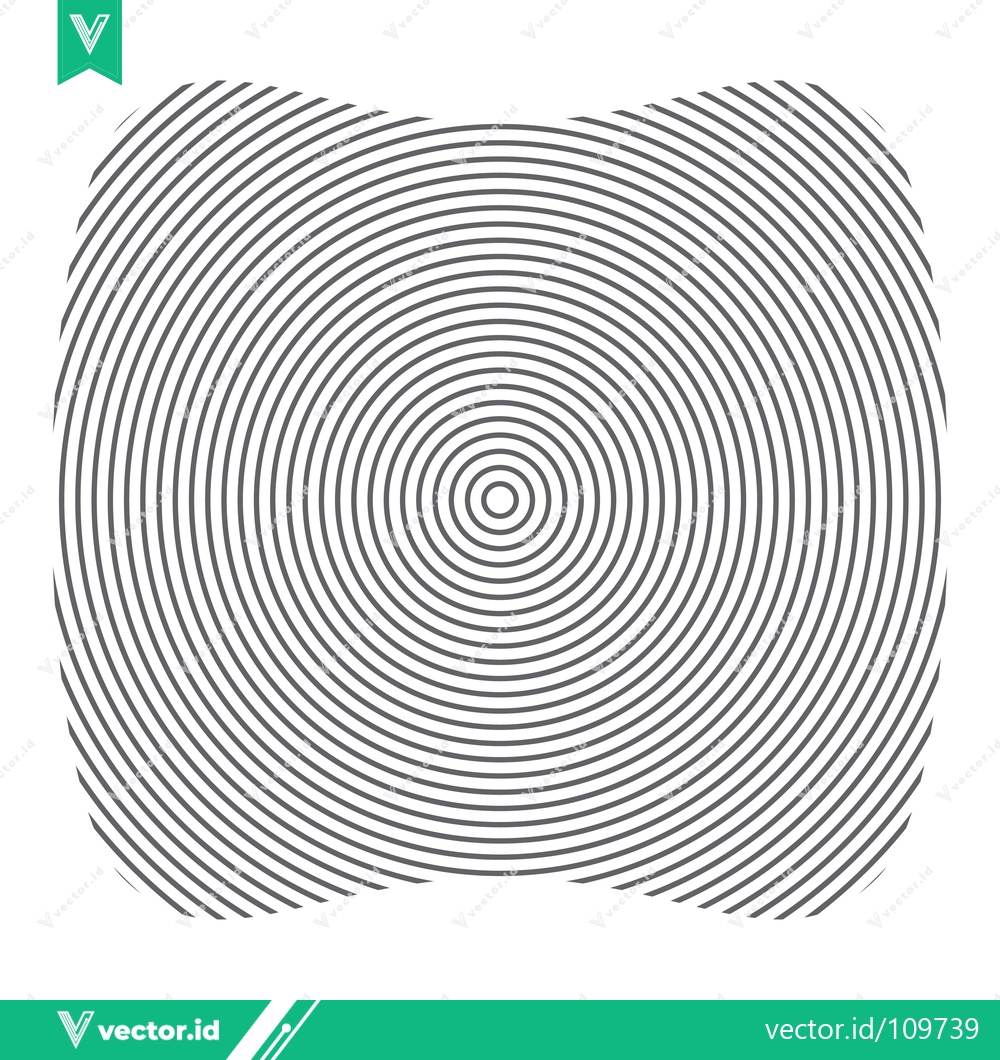 Premium Vector dari Concentric Circles Optical Illusion Pattern