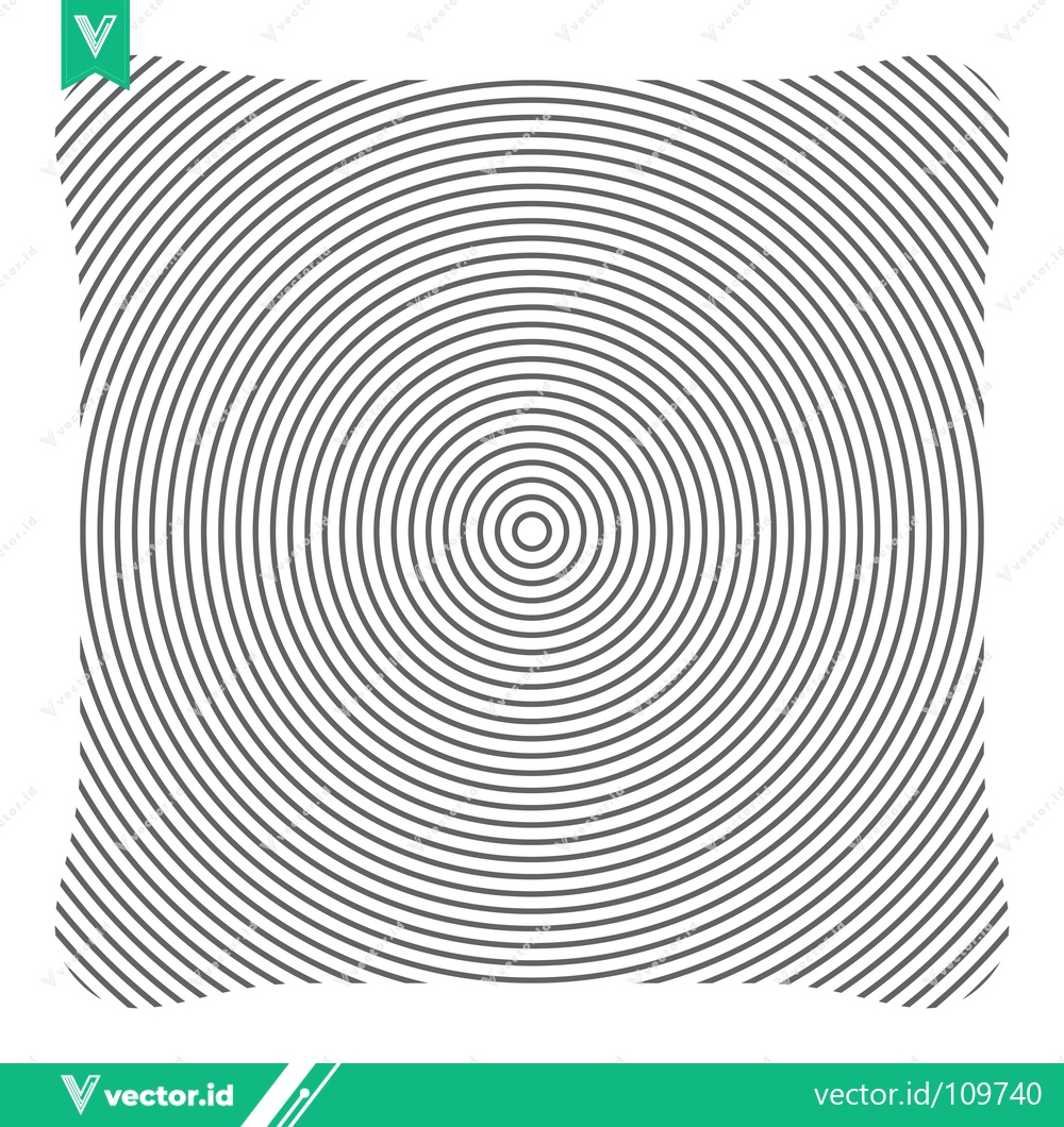 Premium Vector dari Concentric Circles Pattern Abstract Geometric Design
