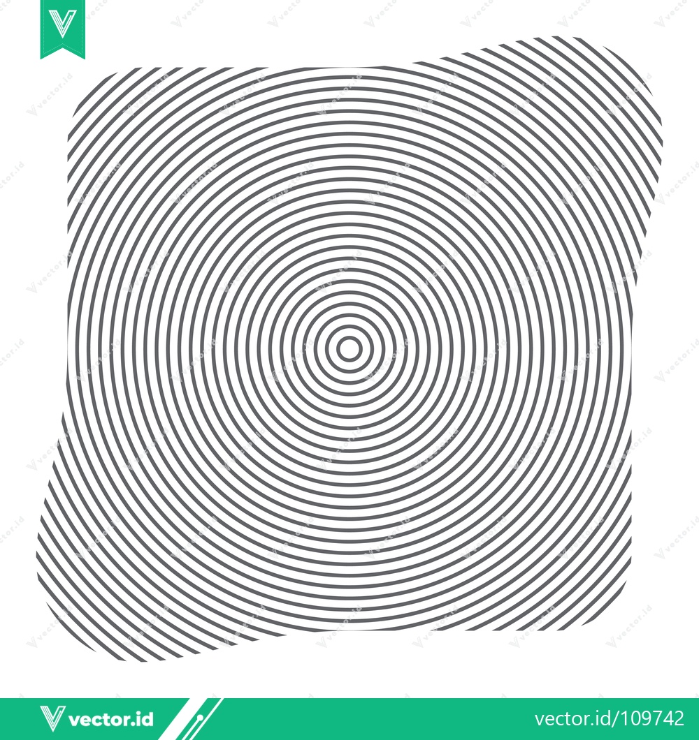 Premium Vector dari Concentric Circles Pattern Abstract Background