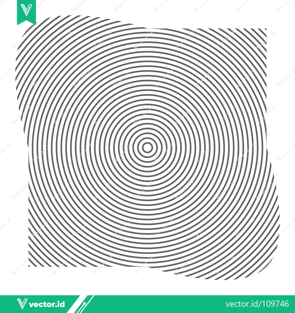 Premium Vector dari Concentric Circles Abstract Pattern Background