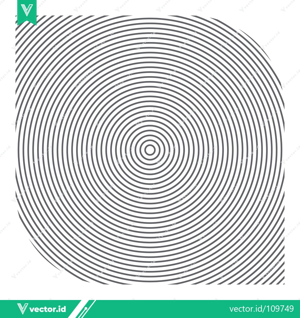 Premium Vector dari Concentric Circles Pattern Abstract Background