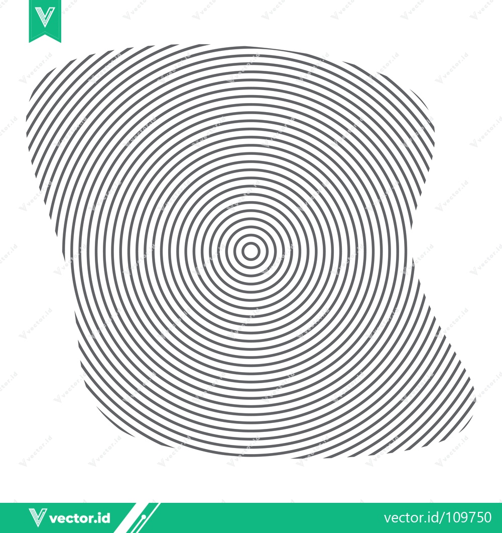 Premium Vector dari Concentric Circles Abstract Pattern